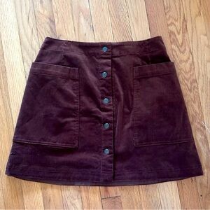 Gap Corduroy Mini Skirt - Size 8